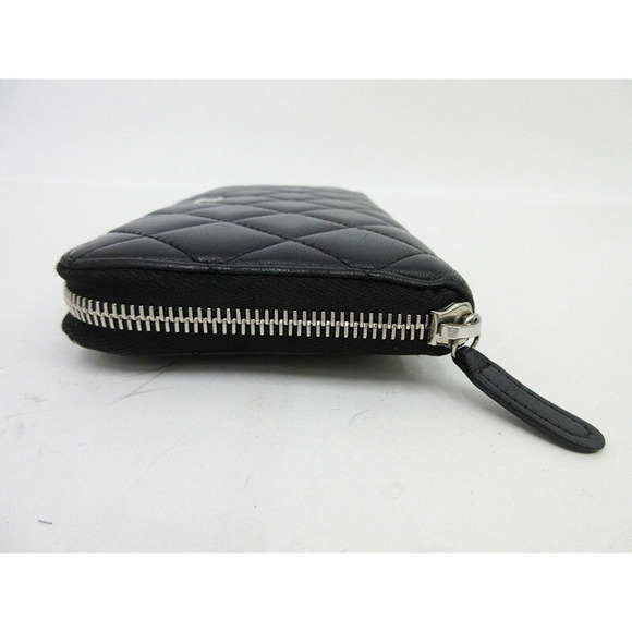 CHANEL Matelasse Long Wallet Black Lambskin - Picture 3 of 10